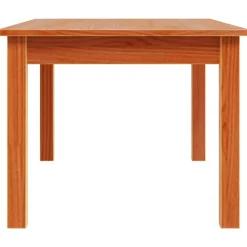 vidaXL Mesas-Mesa de centro madera maciza de pino marrón cera 80x50x40 cm