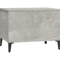 vidaXL Mesa de centro madera contrachapada gris hormigón 60x44,5x45 cm Gris hormig&oacute;n Hot