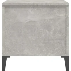 vidaXL Mesa de centro madera contrachapada gris hormigón 60x44,5x45 cm Gris hormig&oacute;n Hot
