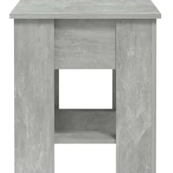 vidaXL Mesas-Mesa de centro madera de ingeniería gris hormigón 101x49x52 cm
