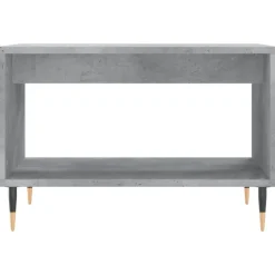 vidaXL Mesa de centro madera de ingeniería gris hormigón 60x50x40 cm Gris hormig&oacute;n Outlet