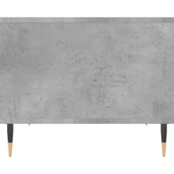 vidaXL Mesa de centro madera de ingeniería gris hormigón 60x50x40 cm Gris hormig&oacute;n Outlet