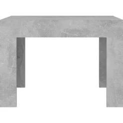 vidaXL Mesas-Mesa de centro madera contrachapada gris hormigón 50x50x35 cm