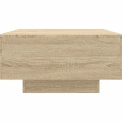 vidaXL Mesas-Mesa de centro madera contrachapada color roble 90x60x31 cm