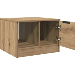 vidaXL Mesas-Mesa de centro madera de ingeniería 50x50x36 cm