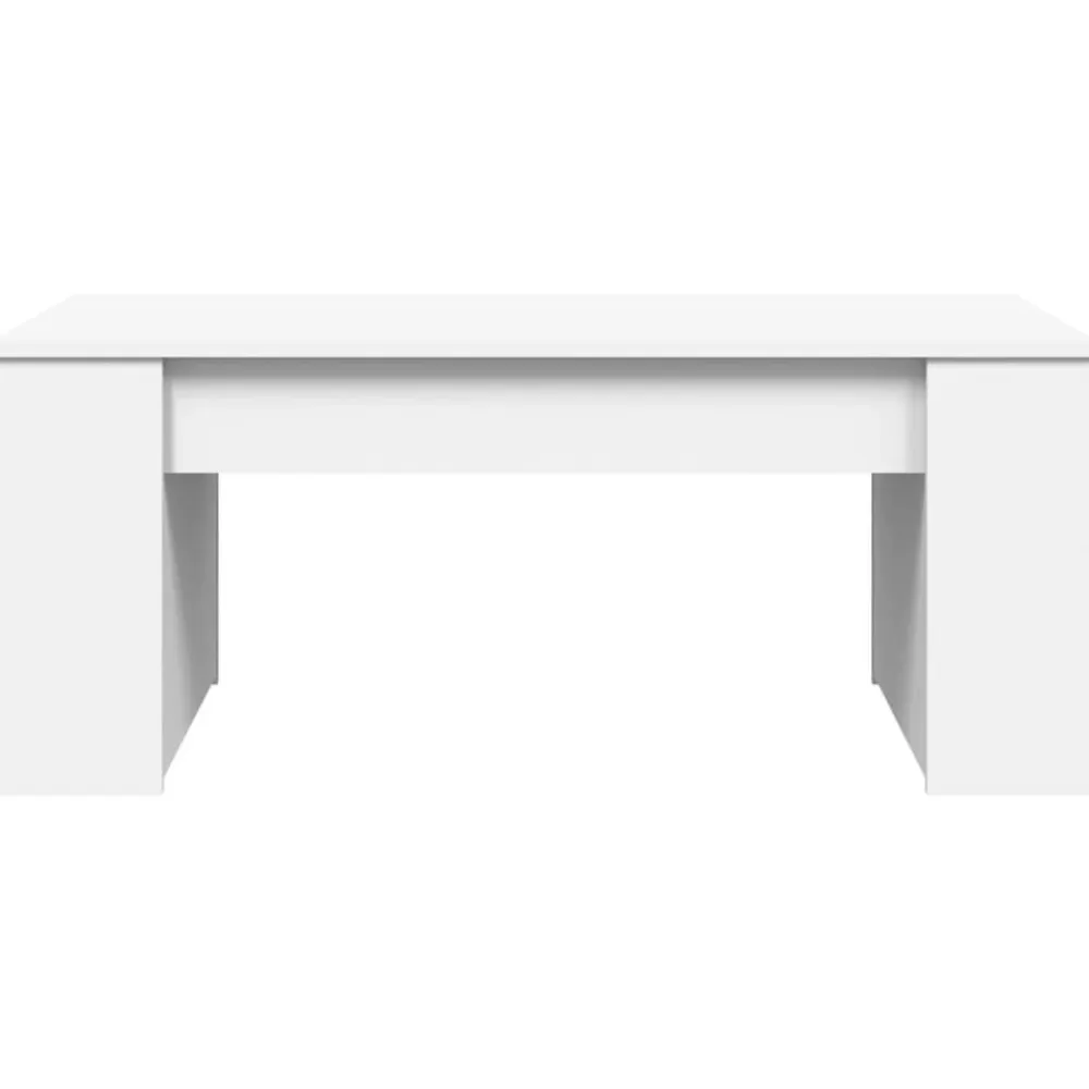 vidaXL Mesa de centro madera de ingeniería 102x55x42 cm Blanco Hot