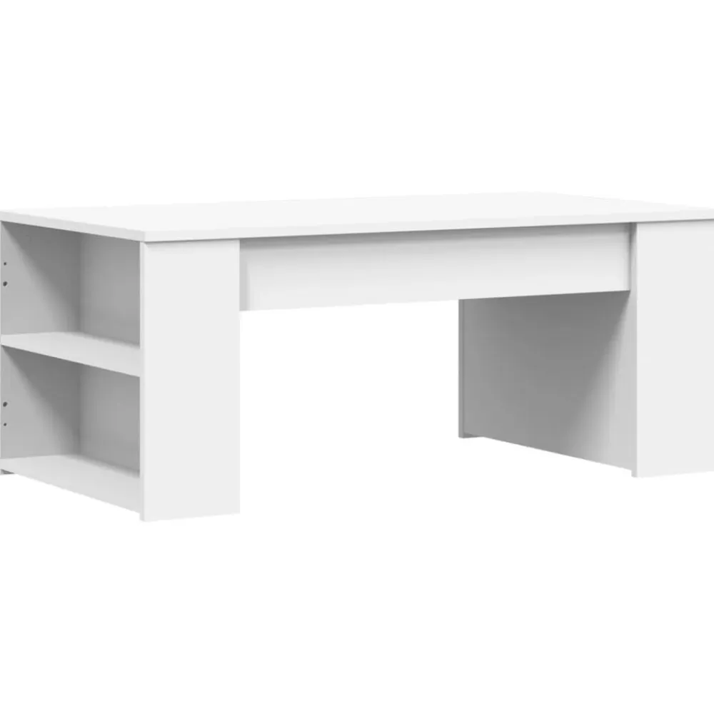 vidaXL Mesa de centro madera de ingeniería 102x55x42 cm Blanco Hot