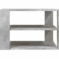 vidaXL Mesas-Mesa de centro madera ingeniería gris hormigón 58x58x40 cm