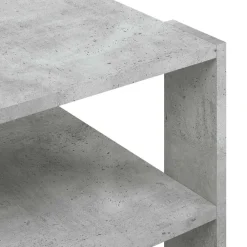 vidaXL Mesas-Mesa de centro madera ingeniería gris hormigón 58x58x40 cm