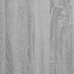 vidaXL Mesas-Mesa de centro madera y metal gris Sonoma 60,5x60,5x30 cm
