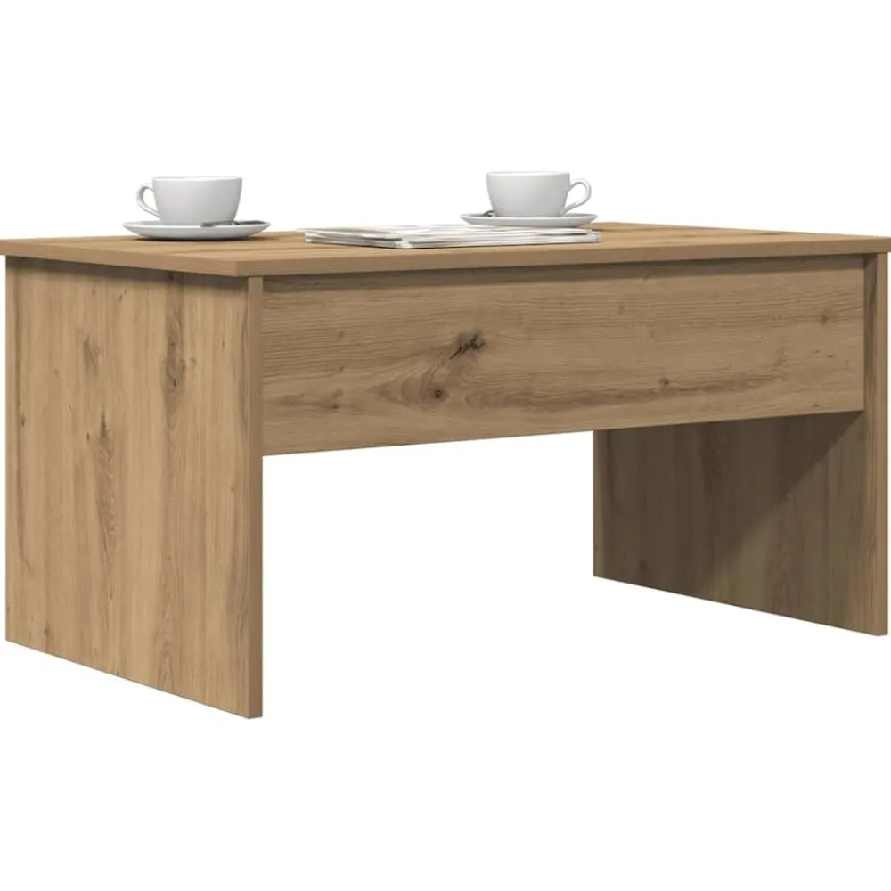vidaXL Mesas-Mesa de centro madera ingeniería 80x50,5x41,5 cm