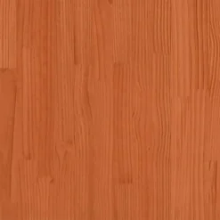 vidaXL Mesas-Mesa de centro madera maciza de pino marrón cera 100x100x40 cm