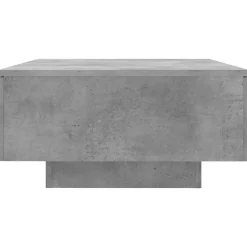 vidaXL Mesas-Mesa de centro madera de ingeniería gris hormigón 90x60x31 cm