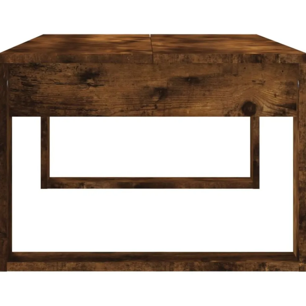 vidaXL Mesa de centro madera de ingeniería 102x50x35 cm Roble ahumado Outlet