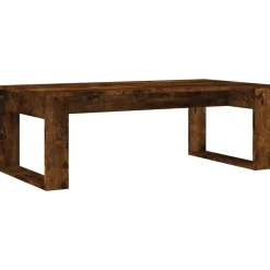 vidaXL Mesa de centro madera de ingeniería 102x50x35 cm Roble ahumado Outlet