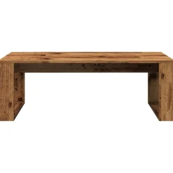 vidaXL Mesas-Mesa de centro madera de ingeniería envejecida 102x50x35 cm