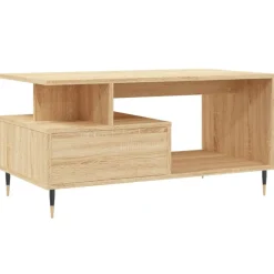 vidaXL Mesas-Mesa de centro madera contrachapada 90x49x45 cm