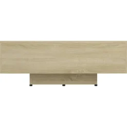 vidaXL Mesa de centro madera contrachapada color roble 85x55x31 cm Roble Sonoma Best
