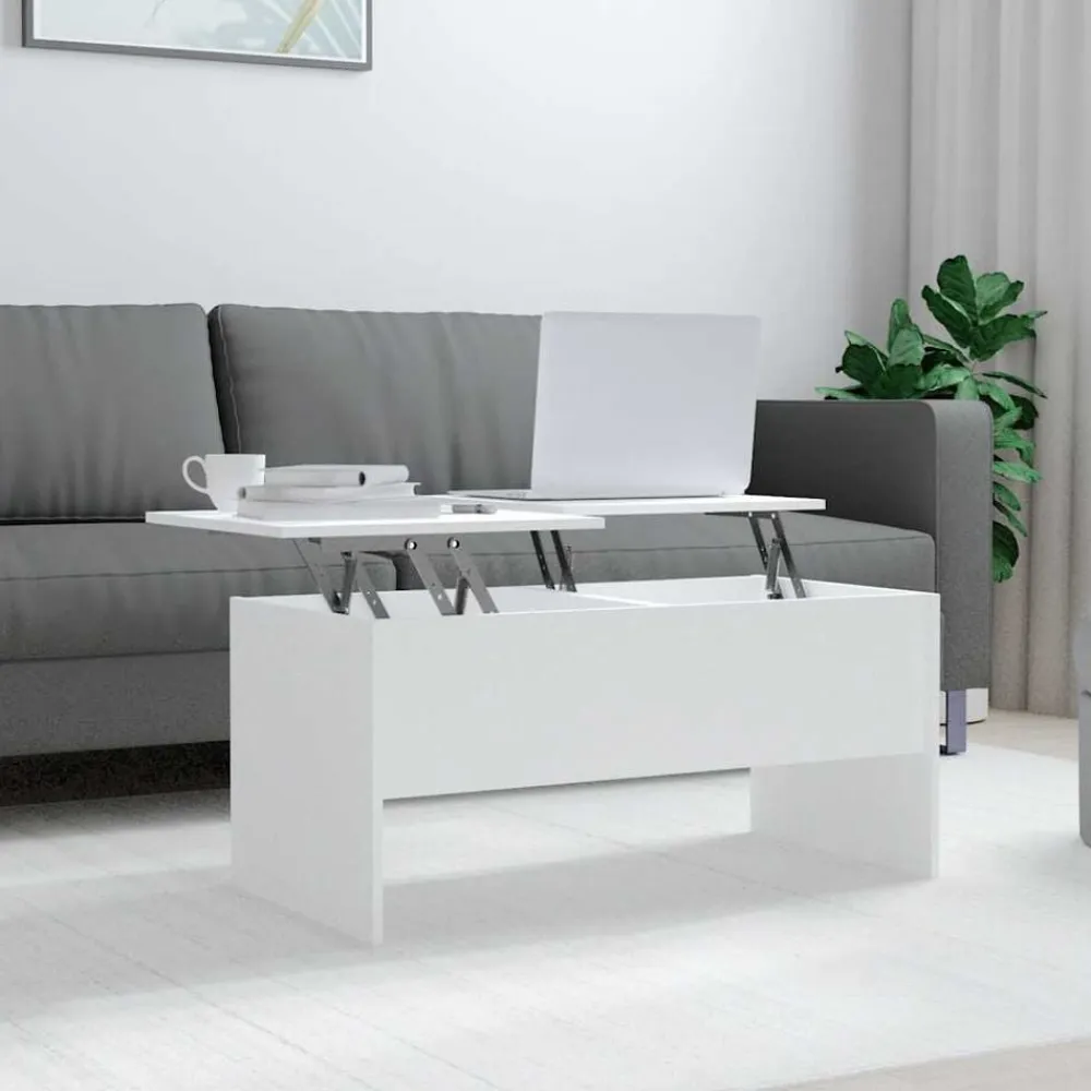 vidaXL Mesas-Mesa de centro madera contrachapada 102x50,5x46,5 cm