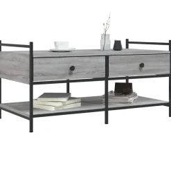 vidaXL Mesas-Mesa de centro madera de ingeniería 99x50x50 cm