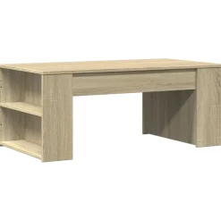 vidaXL Mesa de centro madera de ingeniería 102x55x42 cm Roble Sonoma Clearance