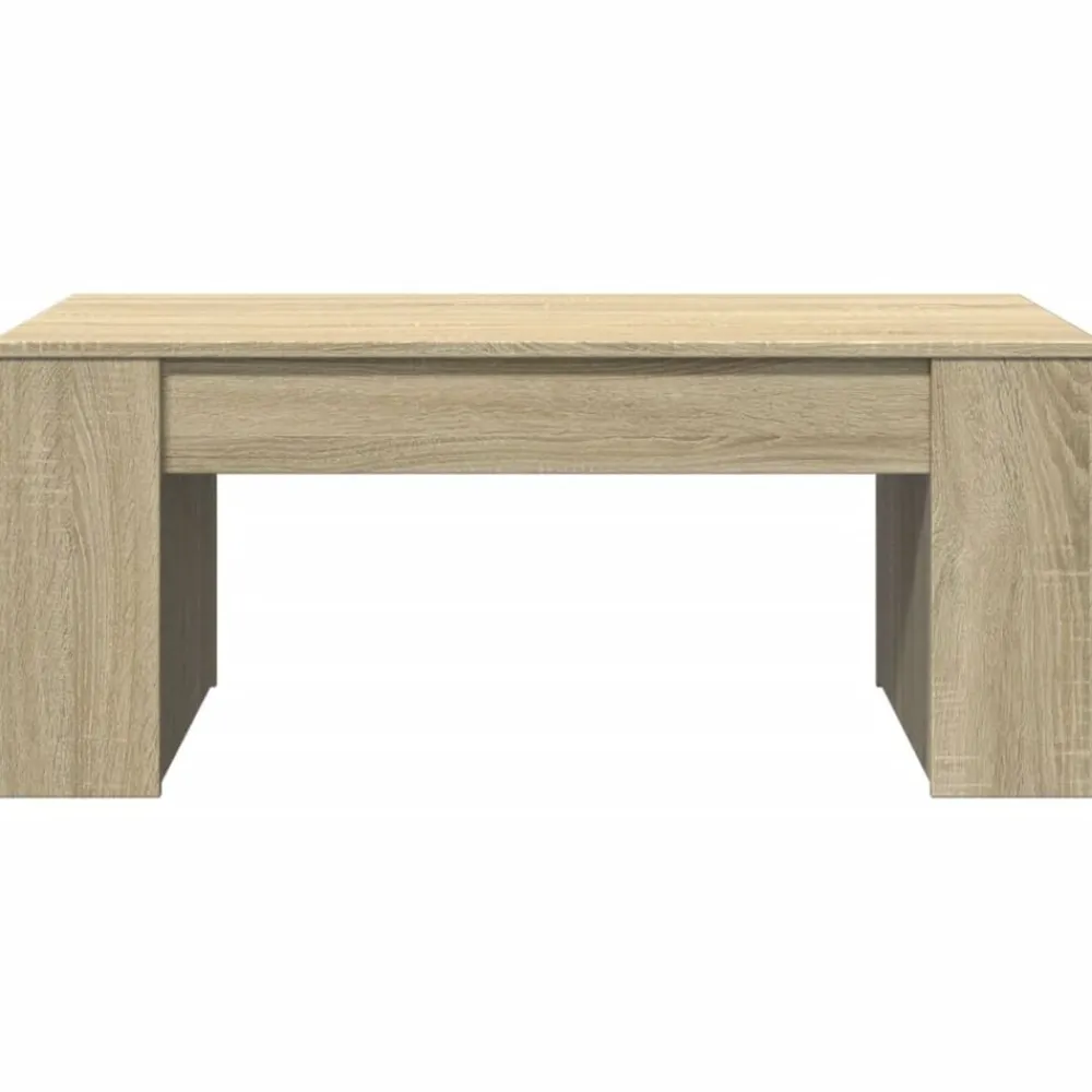 vidaXL Mesa de centro madera de ingeniería 102x55x42 cm Roble Sonoma Clearance