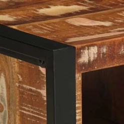 vidaXL Mesas-Mesa de centro multicolor 90x50x36 cm madera maciza reciclada