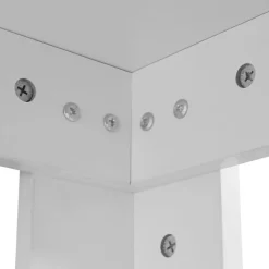 vidaXL Mesas-Mesa de comedor blanca 140x80x75 cm