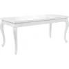 vidaXL Mesa de comedor blanco brillante 179x89x81 cm Hot