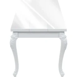 vidaXL Mesa de comedor blanco brillante 179x89x81 cm Hot