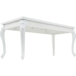 vidaXL Mesa de comedor blanco brillante 179x89x81 cm Hot