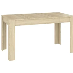 vidaXL Mesas-Mesa de comedor contrachapada color 140x74,5x76 cm