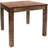 vidaXL Mesas-Mesa de comedor de madera reciclada mixta 82x80x76 cm