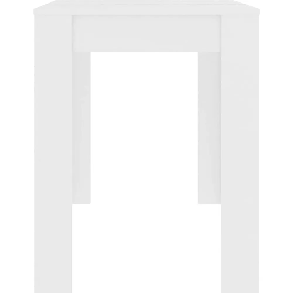 vidaXL Mesa de comedor de madera de ingeniería 120x60x76 cm Blanco Discount