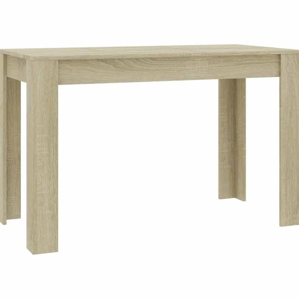 vidaXL Mesa de comedor de aglomerado color 120x60x76 cm Roble Sonoma Online