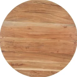 vidaXL Mesa de comedor de madera maciza de acacia 80 cm Best