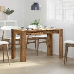 vidaXL Mesas-Mesa de comedor de madera contrachapada madera vieja