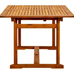 vidaXL Mesa de comedor jardín madera maciza acacia (150-200)x100x75cm Outlet