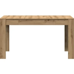 vidaXL Mesas-Mesa de comedor madera ingeniería 140x74,5x76 cm