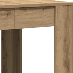 vidaXL Mesas-Mesa de comedor madera ingeniería 140x74,5x76 cm