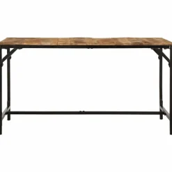 vidaXL Mesas-Mesa de comedor madera maciza de mango 140x70x75 cm