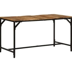 vidaXL Mesas-Mesa de comedor madera maciza de mango 140x70x75 cm