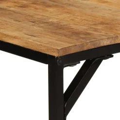 vidaXL Mesas-Mesa de comedor madera maciza de mango 140x70x75 cm
