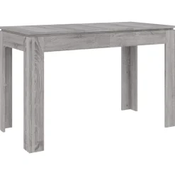 vidaXL Mesa de comedor madera de ingeniería Sonoma gris 120x60x76 cm Gris sonoma Discount