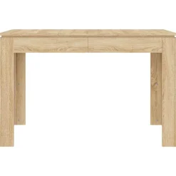 vidaXL Mesa de comedor madera contrachapada 120x60x76cm Roble Sonoma New