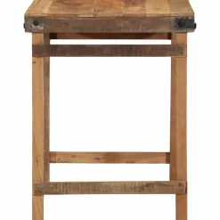 vidaXL Mesas-Mesa de Comedor Marrón 60 x 55 x 76 cm madera maciza reciclada