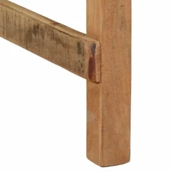 vidaXL Mesas-Mesa de Comedor Marrón 60 x 55 x 76 cm madera maciza reciclada