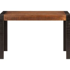 vidaXL Mesa de comedor madera maciza de mango marrón miel 120x60x76 cm Marr&oacute;n miel New