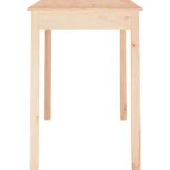 vidaXL Mesa de comedor madera maciza de pino 110x55x75 cm Natural Best