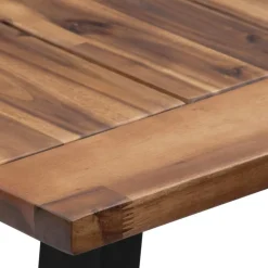 vidaXL Mesa de comedor madera maciza de acacia 180x90 cm Discount